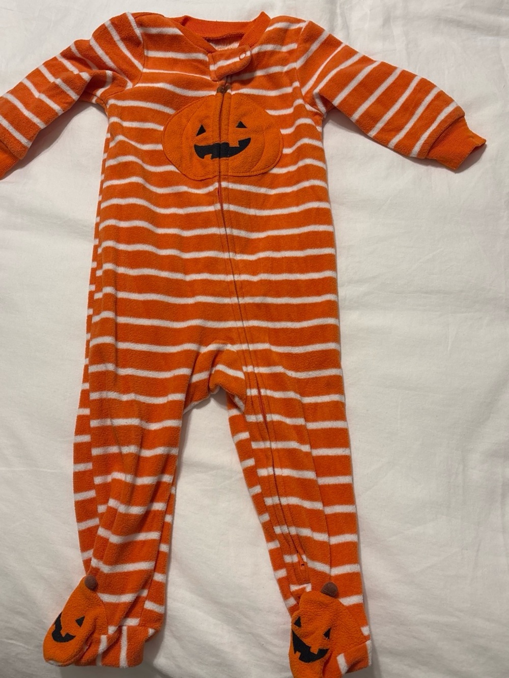 Carter's Halloween Pumpkin Onesie